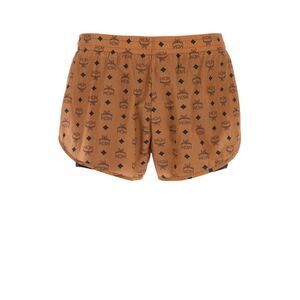 Mcm Men Printed Nylon Shorts